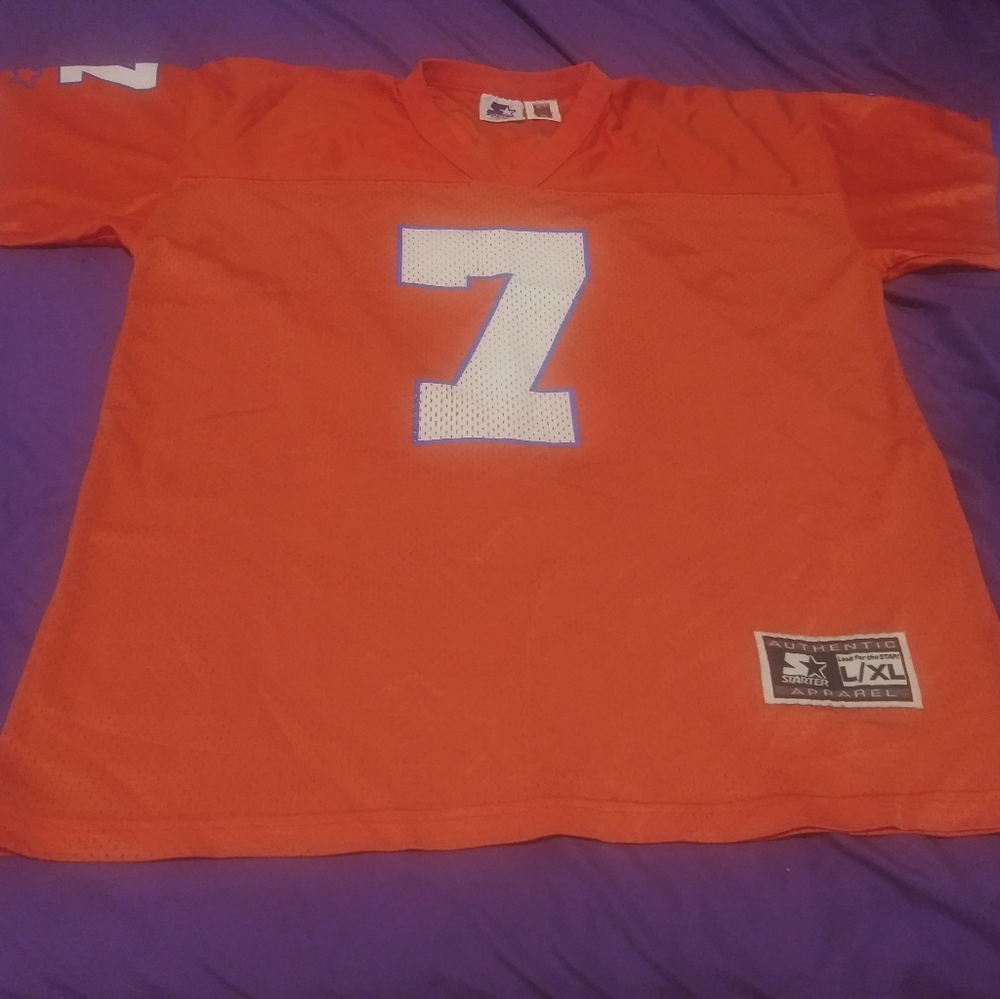 Vintage john elway starter jersey
